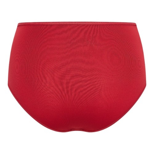 RJ Bodywear Pure Color red high waist brief