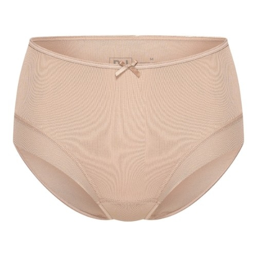 RJ Bodywear Pure Color brown high waist brief