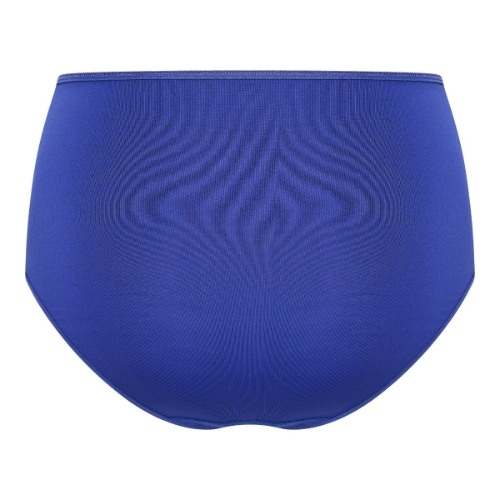 RJ Bodywear Pure Color blue high waist brief