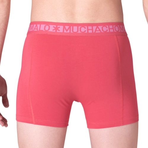 Muchachomalo Solid  black/red boxer short