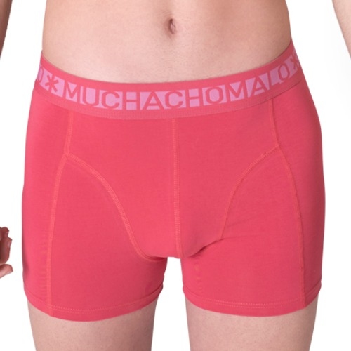 Muchachomalo Solid  black/red boxer short
