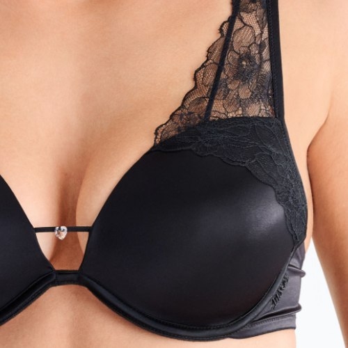 Lisca Destiny black push up bra