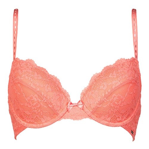 After Eden Molly coral padded bra
