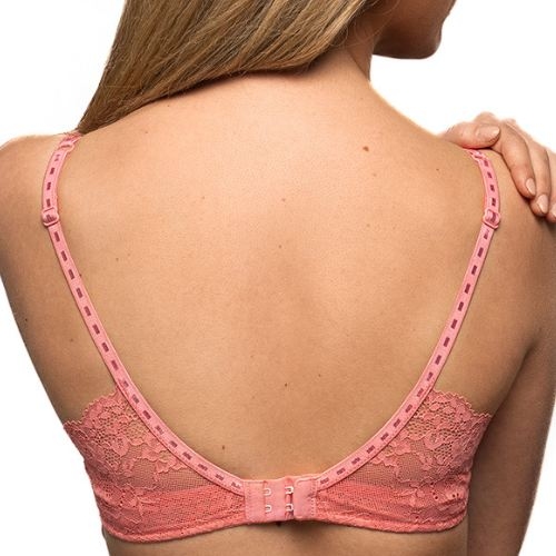 After Eden Molly coral padded bra