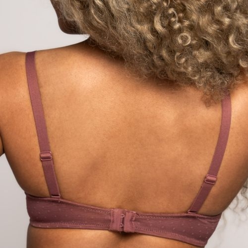 After Eden Embroidery berry padded bra