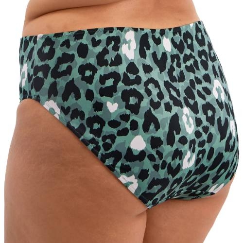 Elomi Swim Jungle Bay olive green bikini brief