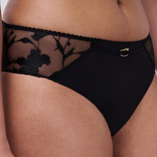 Chantelle Idyll olive green brief