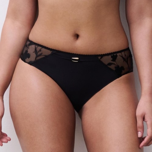 Chantelle Idyll olive green brief