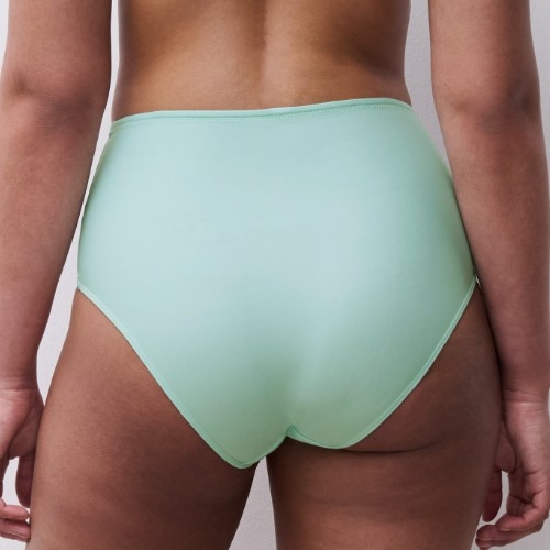 Chantelle Pulp Play green high waist brief