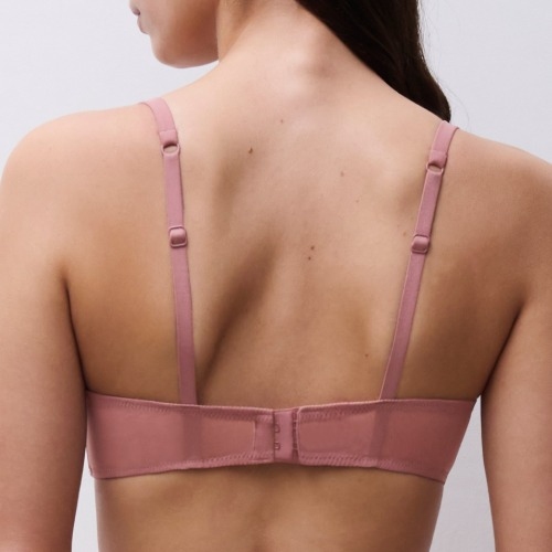 Chantelle X Scarlet pink non-padded bra