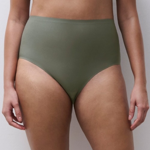 Chantelle SoftStretch green high waist brief