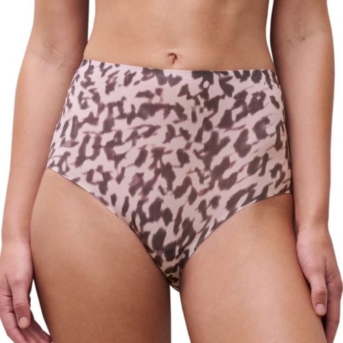 Chantelle SoftStretch pink high waist brief