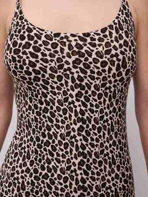 Chantelle SoftStretch brown spaghetti top