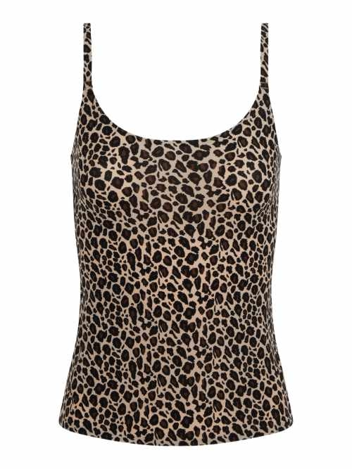 Chantelle SoftStretch brown spaghetti top