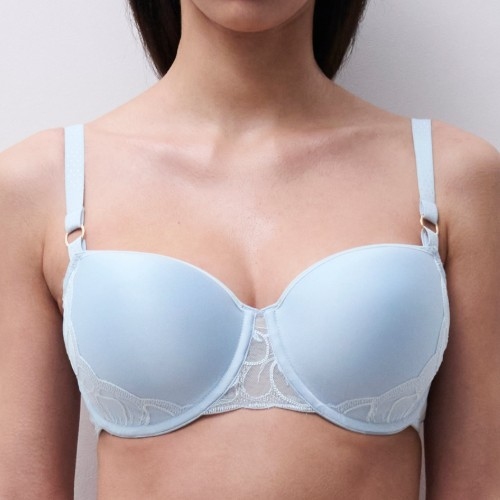 Chantelle Fleurs ice blue padded bra