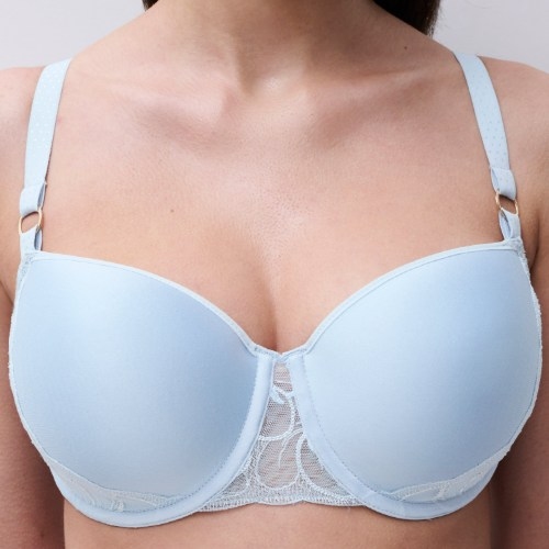 Chantelle Fleurs ice blue padded bra
