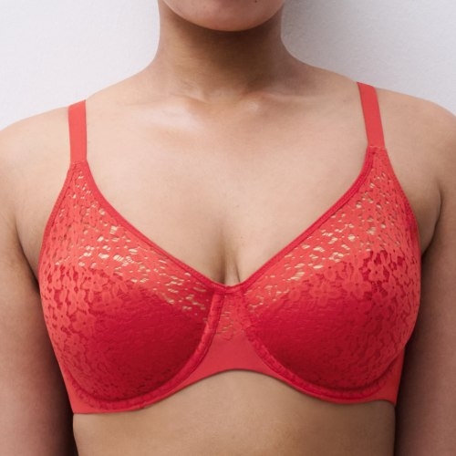 Chantelle EasyFeel Norah poppy red non-padded bra