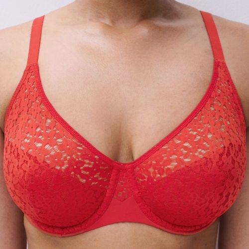Chantelle EasyFeel Norah poppy red non-padded bra
