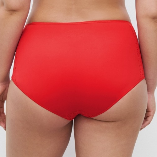 Chantelle EasyFeel Norah poppy red high waist brief