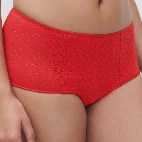 Chantelle EasyFeel Norah poppy red high waist brief