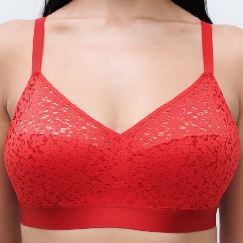 Chantelle EasyFeel Norah poppy red wireless bra