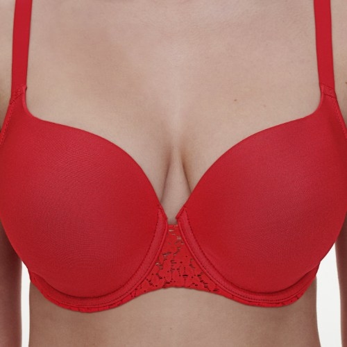 Chantelle EasyFeel Norah poppy red padded bra