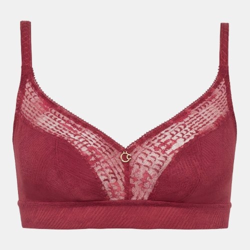 Chantelle Intrique raspberry wireless bra