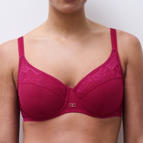 Chantelle Origins red non-padded bra