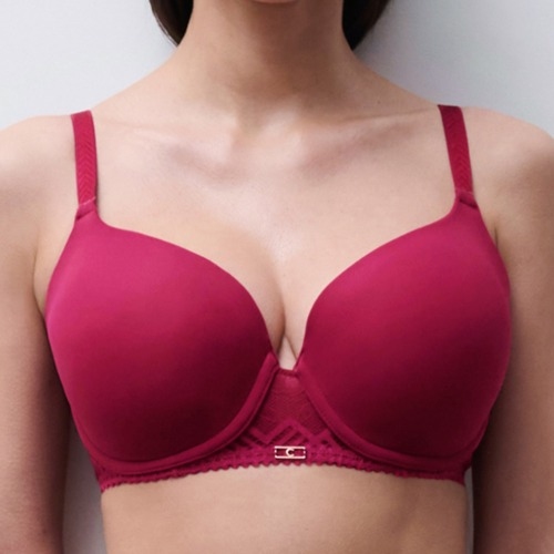 Chantelle Origins red padded bra