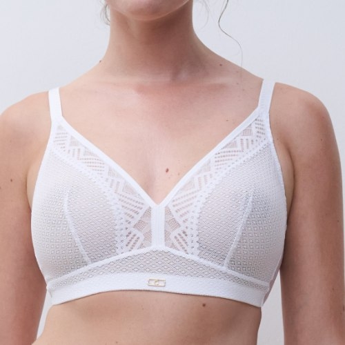 Chantelle Origins white wireless bra