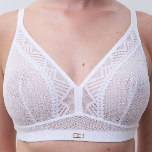 Chantelle Origins white wireless bra