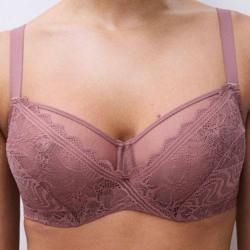 Chantelle EasyFeel Floral Touch pink non-padded bra