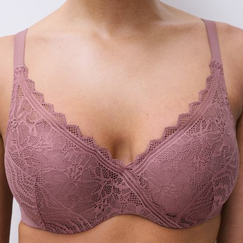 Chantelle EasyFeel Floral Touch pink padded bra