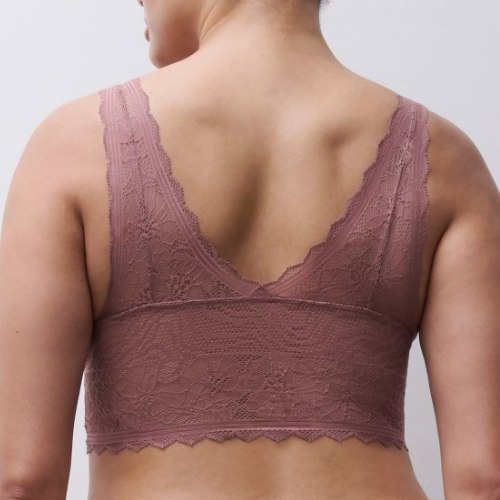 Chantelle EasyFeel Floral Touch pink wireless bra