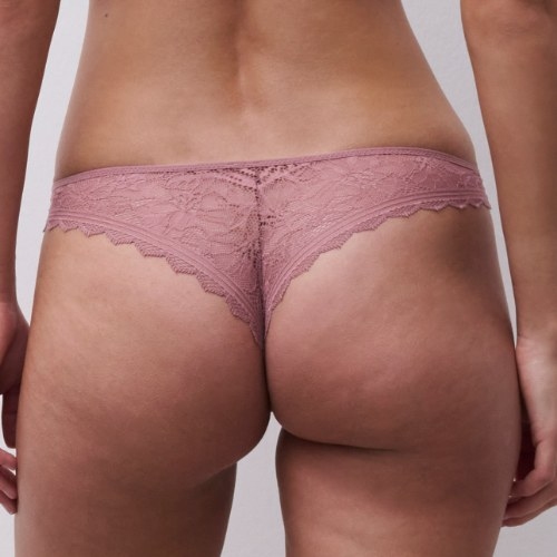 Chantelle EasyFeel Floral Touch pink thong