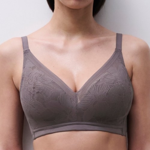 Chantelle EasyFeel Osmose grey wireless bra