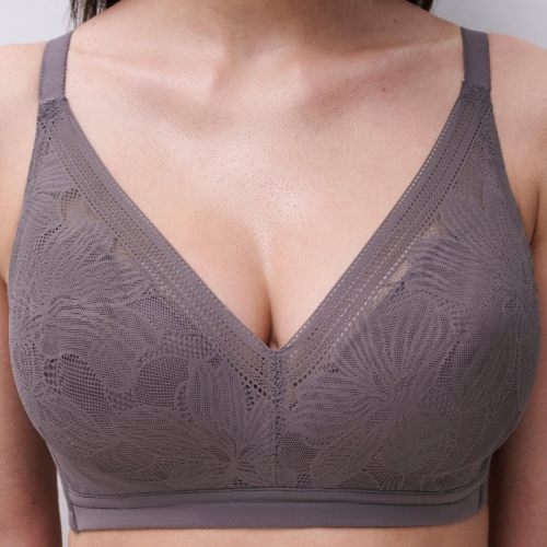 Chantelle EasyFeel Osmose grey wireless bra