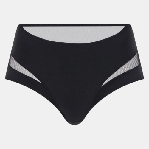 Chantelle Pulp Edge black high waist brief