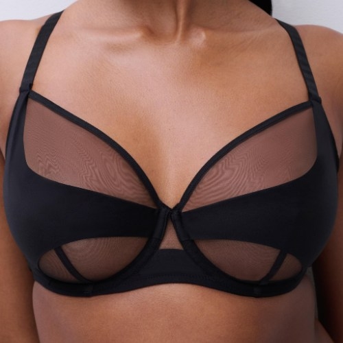 Chantelle Pulp Edge black non-padded bra