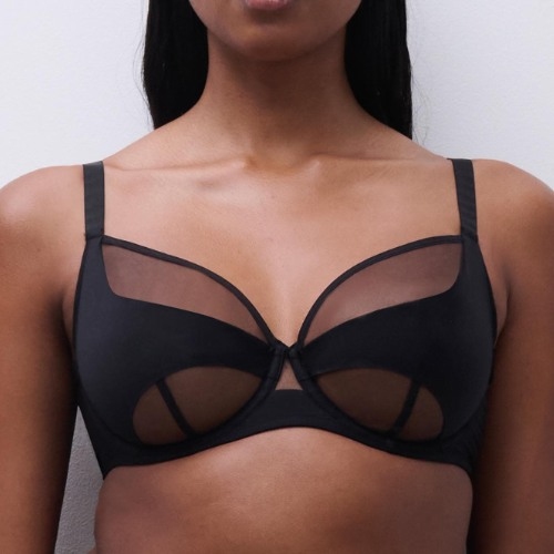 Chantelle Pulp Edge black non-padded bra