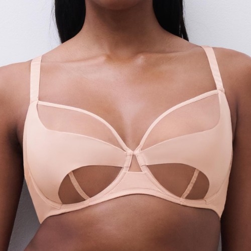 Chantelle Pulp Edge pink non-padded bra
