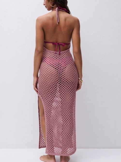 Chantelle Pulp Metallic pink beach dress