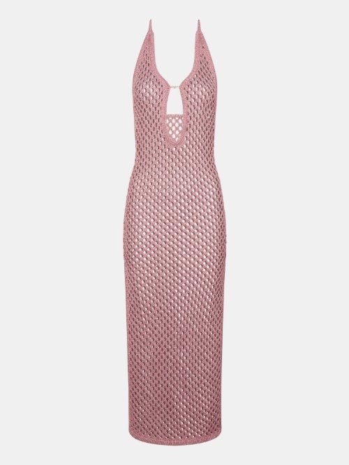 Chantelle Pulp Metallic pink beach dress