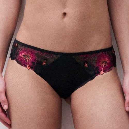 Chantelle Pulp Daydream black/red brief