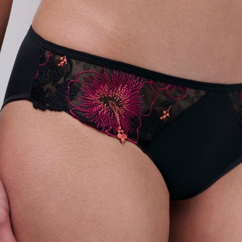 Chantelle Pulp Daydream black/red brief
