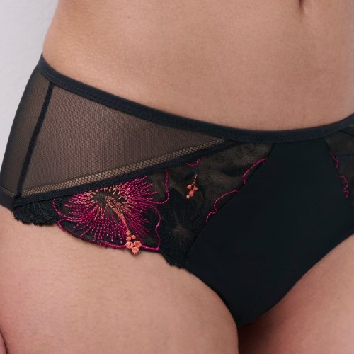 Chantelle Pulp Daydream black/red short