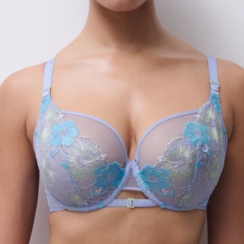 Chantelle Pulp Daydream ice blue non-padded bra
