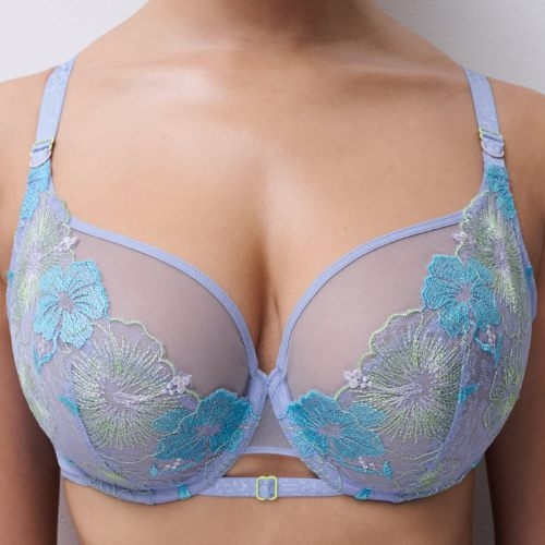 Chantelle Pulp Daydream ice blue non-padded bra