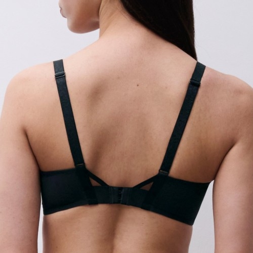 Chantelle Pulp Daydream black/red non-padded bra