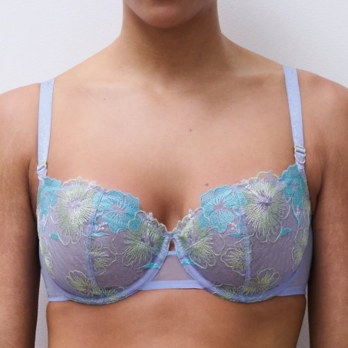 Chantelle Pulp Daydream ice blue non-padded bra